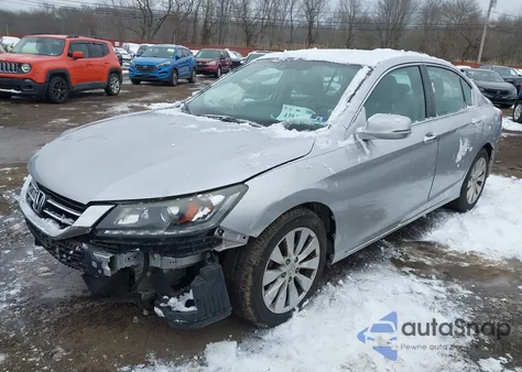 2013 Honda Accord Ex-L V-6 из США, поврежденный, VIN 1HGCR3F87DA038862